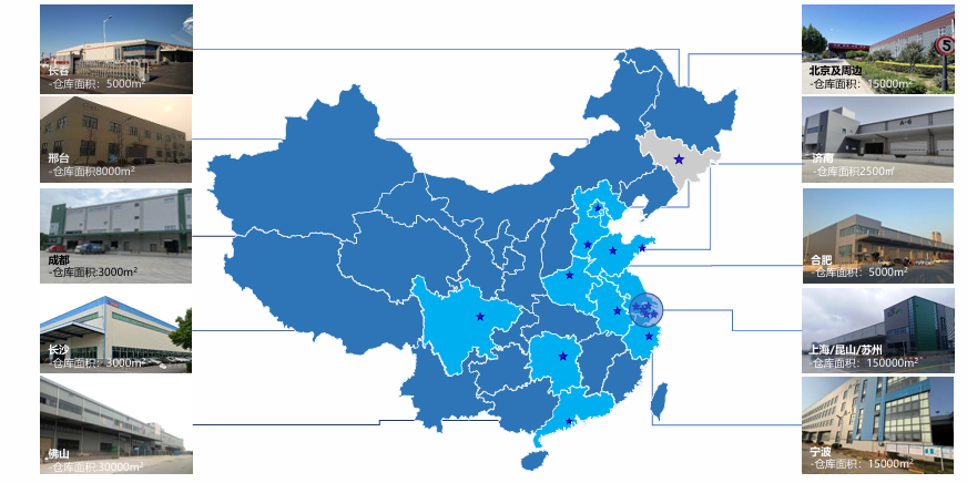 全国网点分布